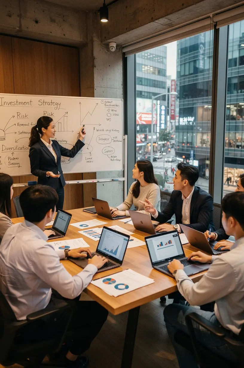 Vizualizácia grafu zobrazujúceho rast úspor a investícií v priebehu času.