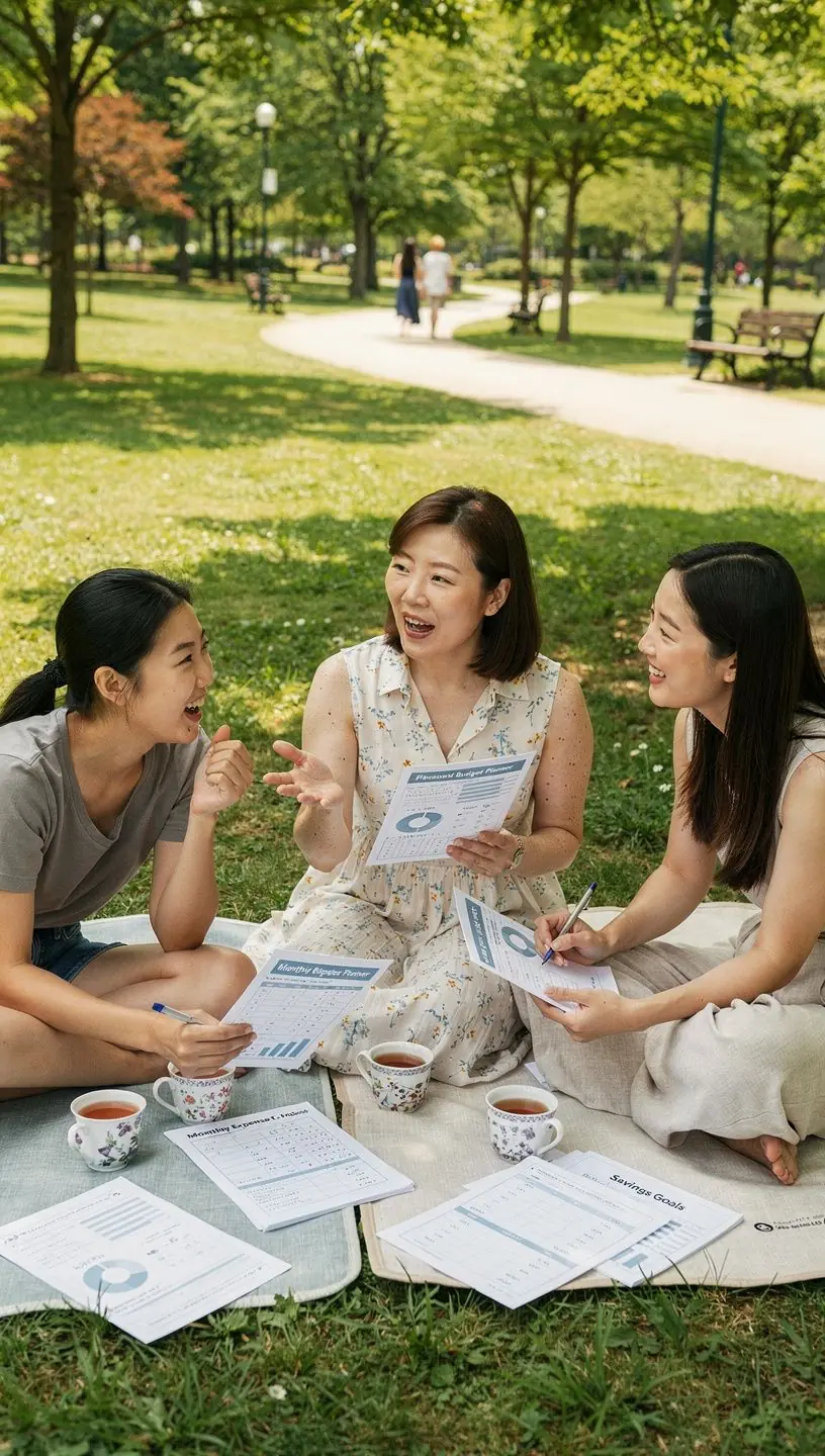 Fotografia účastníkov workshopu o osobných financiách v interaktívnej učebni.